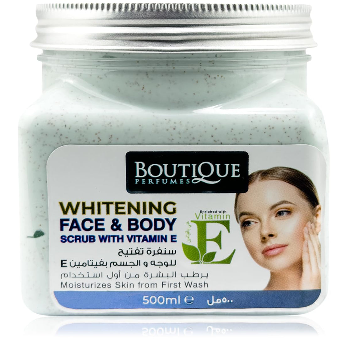Boutique - Scrub Gel, With Vitamin E, Face & Body Scrub, 500 ML (Vitamin E)