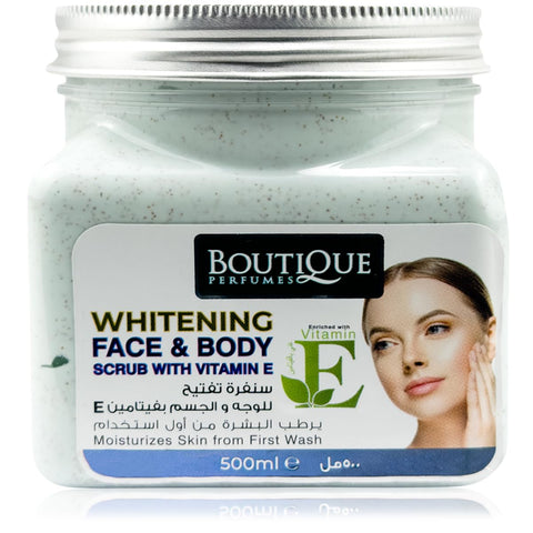 Boutique - Scrub Gel, With Vitamin E, Face & Body Scrub, 500 ML (Vitamin E)