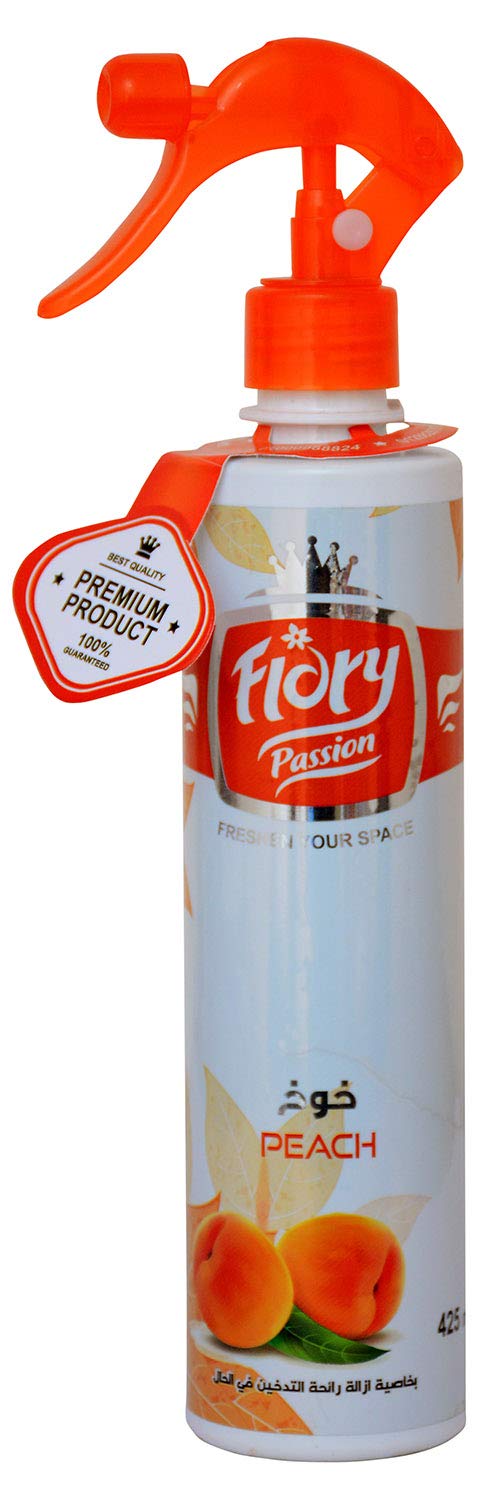 Flory Car Air Freshener With Peach Scent - 400ml