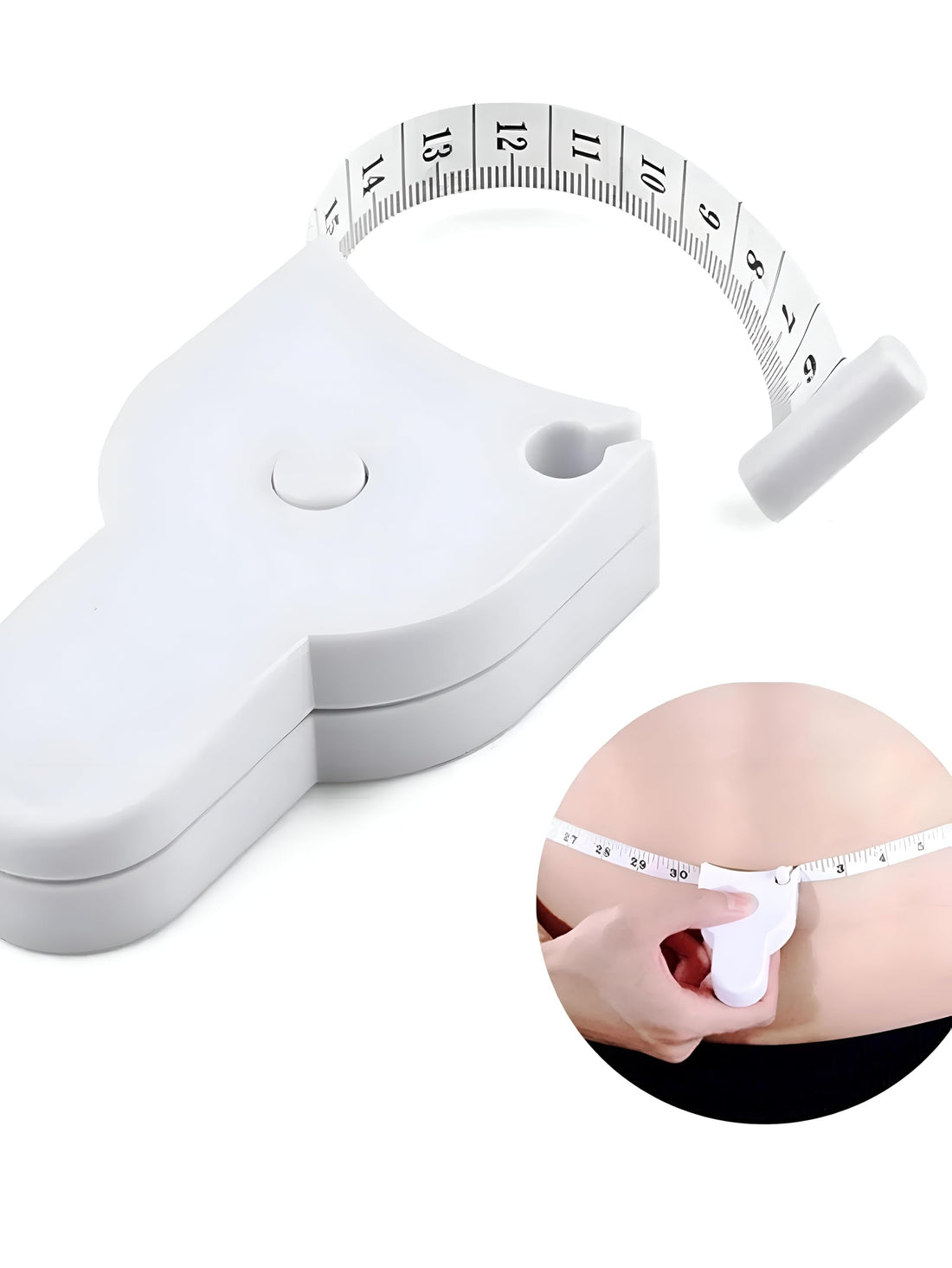 Body Measuring Tape - BMI Measuring Tool, Flexible Fat Measuring Tape, Retractable Body Tape Length,Multipurpose Multipurpose for Health Monitoring and Fitness Goals