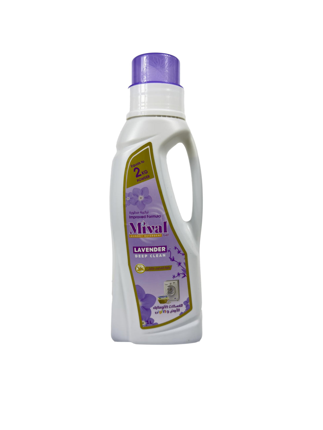 Mival Laundry detergents gel lavender high foam 1 liter
