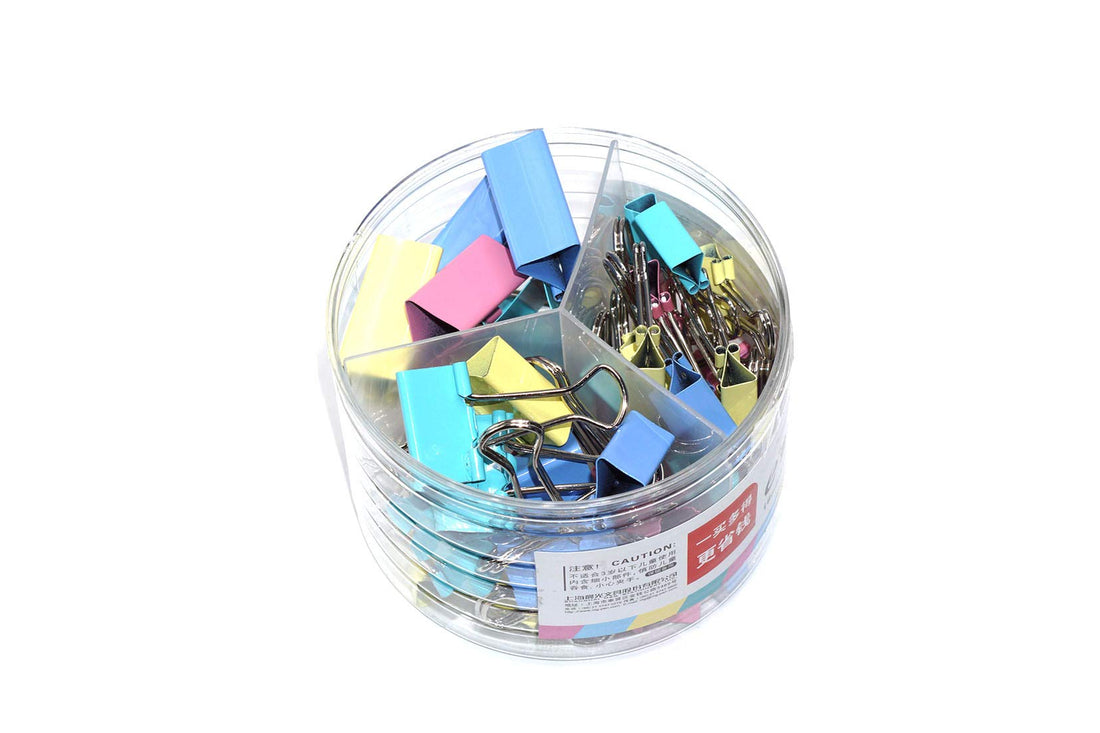 Binder Clips Paper Clamp Clips Pack of 42 PCS, ABS 92863