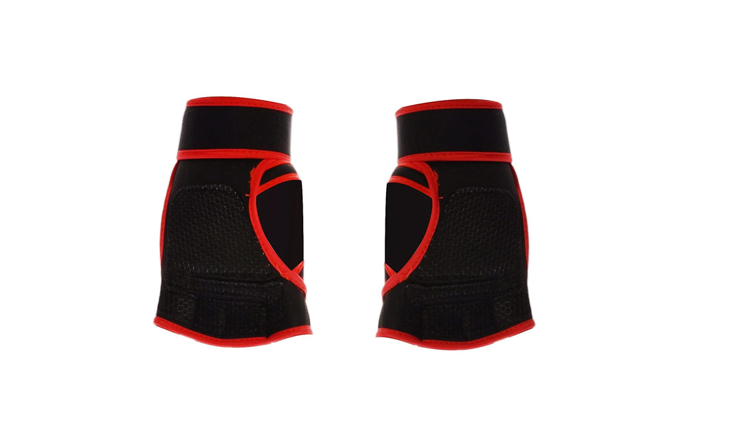 Fitness Half Finger Workout Gloves Gym Weight Lifting Cycling Gloves Size XL - Rock-rh-48