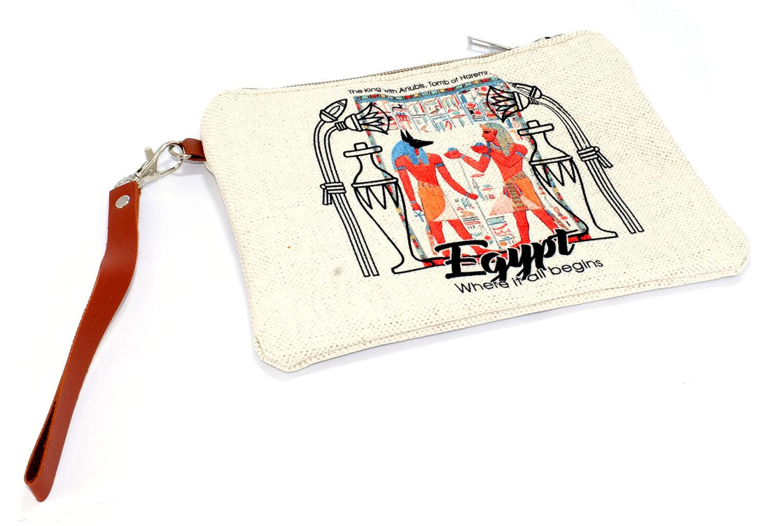immatgar pharaonic Egyptian hand Wallet Egyptian souvenirs gifts from Egypt (Diverse shape -18 CM Width)