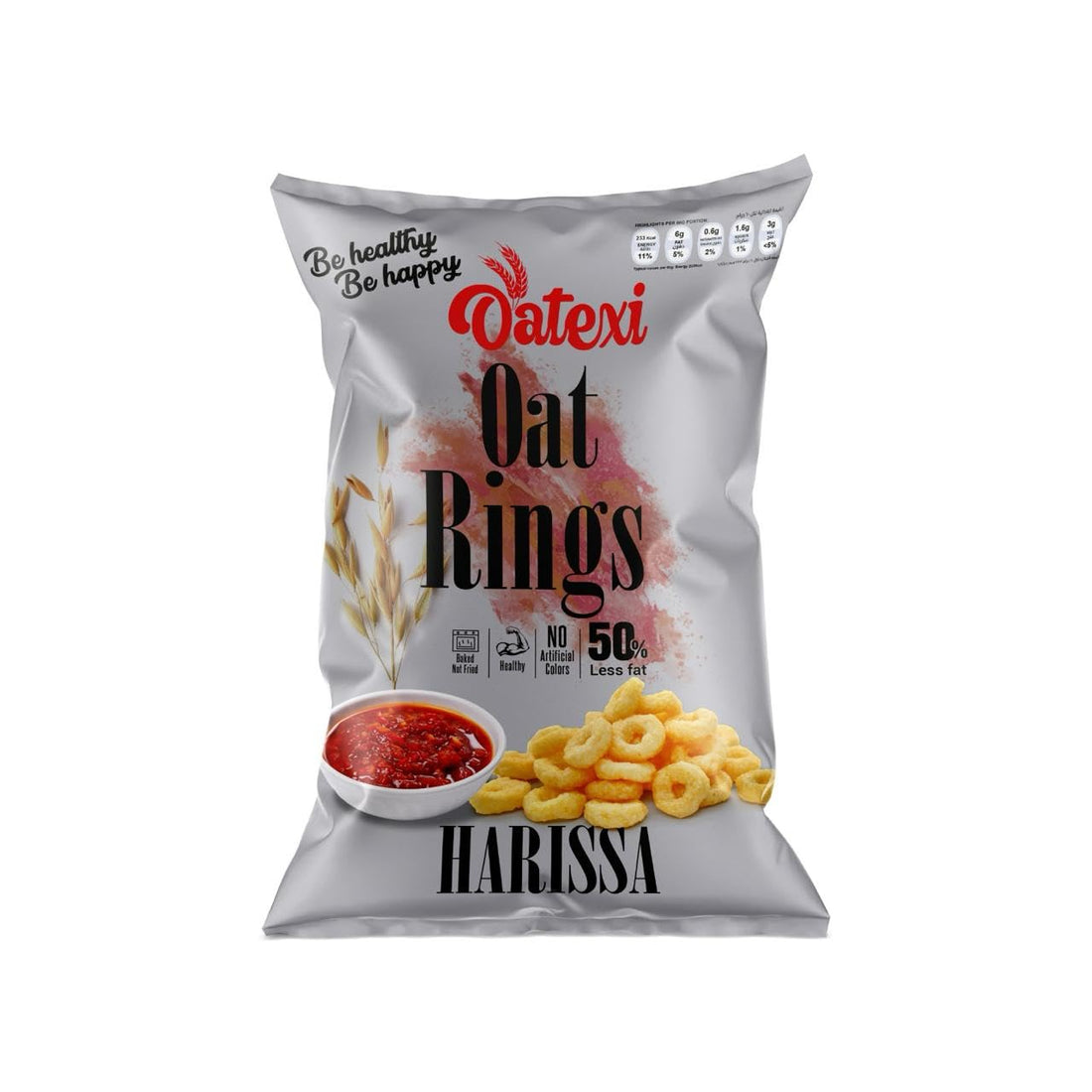 Oatexi | Oat Rings Harissa & Lemon - 60g