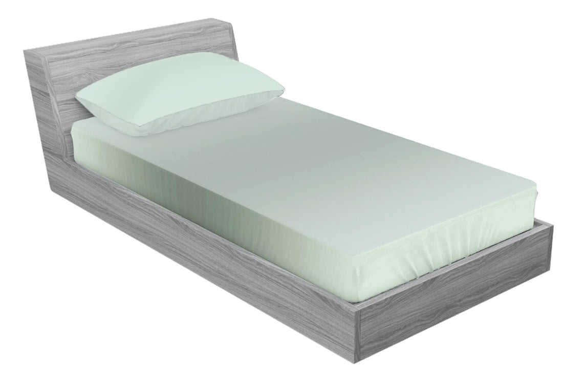 Tigers Trade Lines Single Bed Sheet Set (120cm, 2 Piece, Light Green)