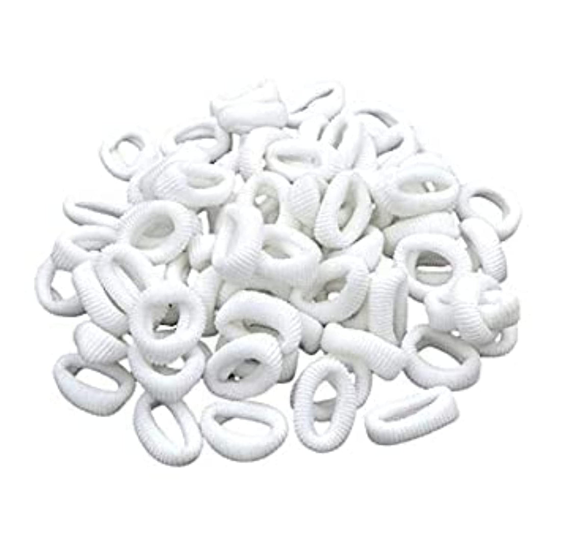 Cute Gang Hair Rubber Bands (White)