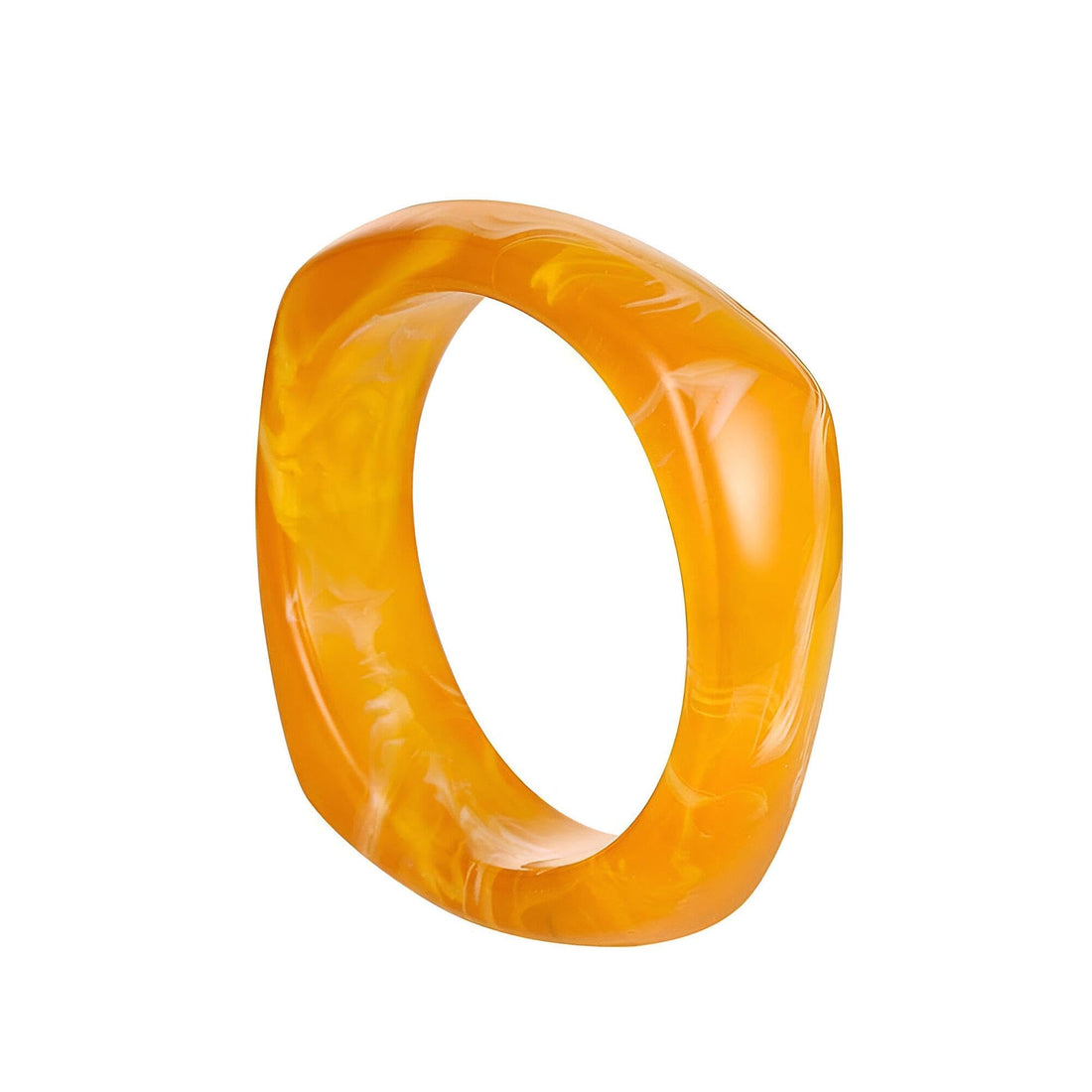 Statement Wristbands Set - A collection of wide, irregular geometric cuff bracelets for women. Chunky punk-style bangles made from bold acrylic resin material.