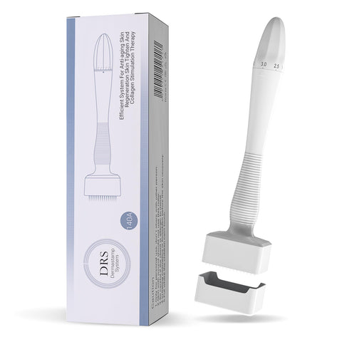 Charme Princesse Dr.Pen Derma Stamp 140 Titanium Microneedling Stamp Adjustable dermastamp 0-3mm Derma Roller Microneedling Pen for Hair Growth Face Skin Care DRS140A