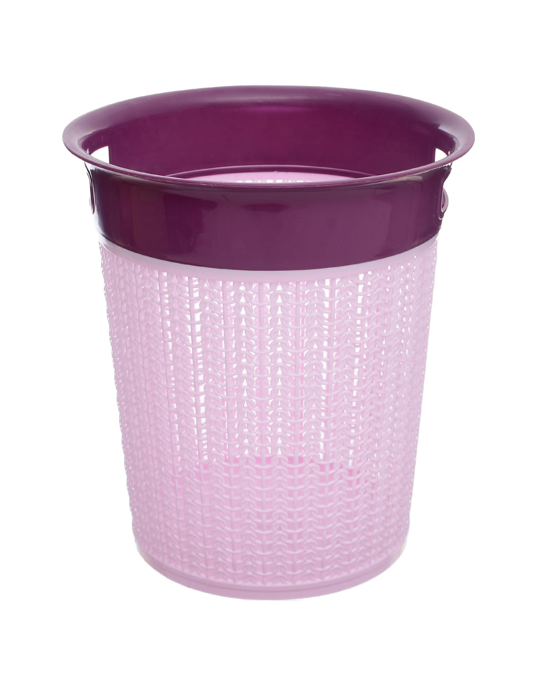 Generic Manar Room Trash Can, 27 x 28 cm Size, Mauve/Pink
