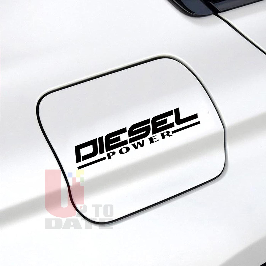 Diesel Sticker for Car Stickers I Fuel Tank Vinyl Sticker(13cm X 3cm) Black PRINTED BY UP TO DATE EGYPT