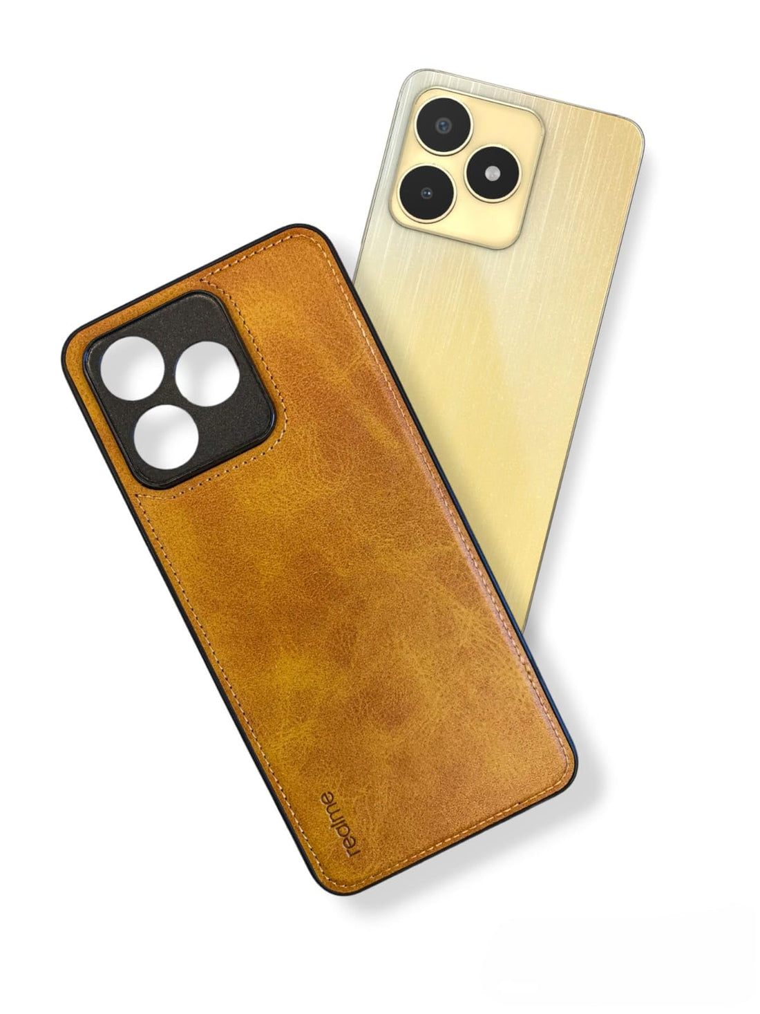 For Realme C53 Luxury Hard Leather Back Case, Hard Tpu Back and Fully Proteciton Compatible With Realme C53 (6.74') (Havan)