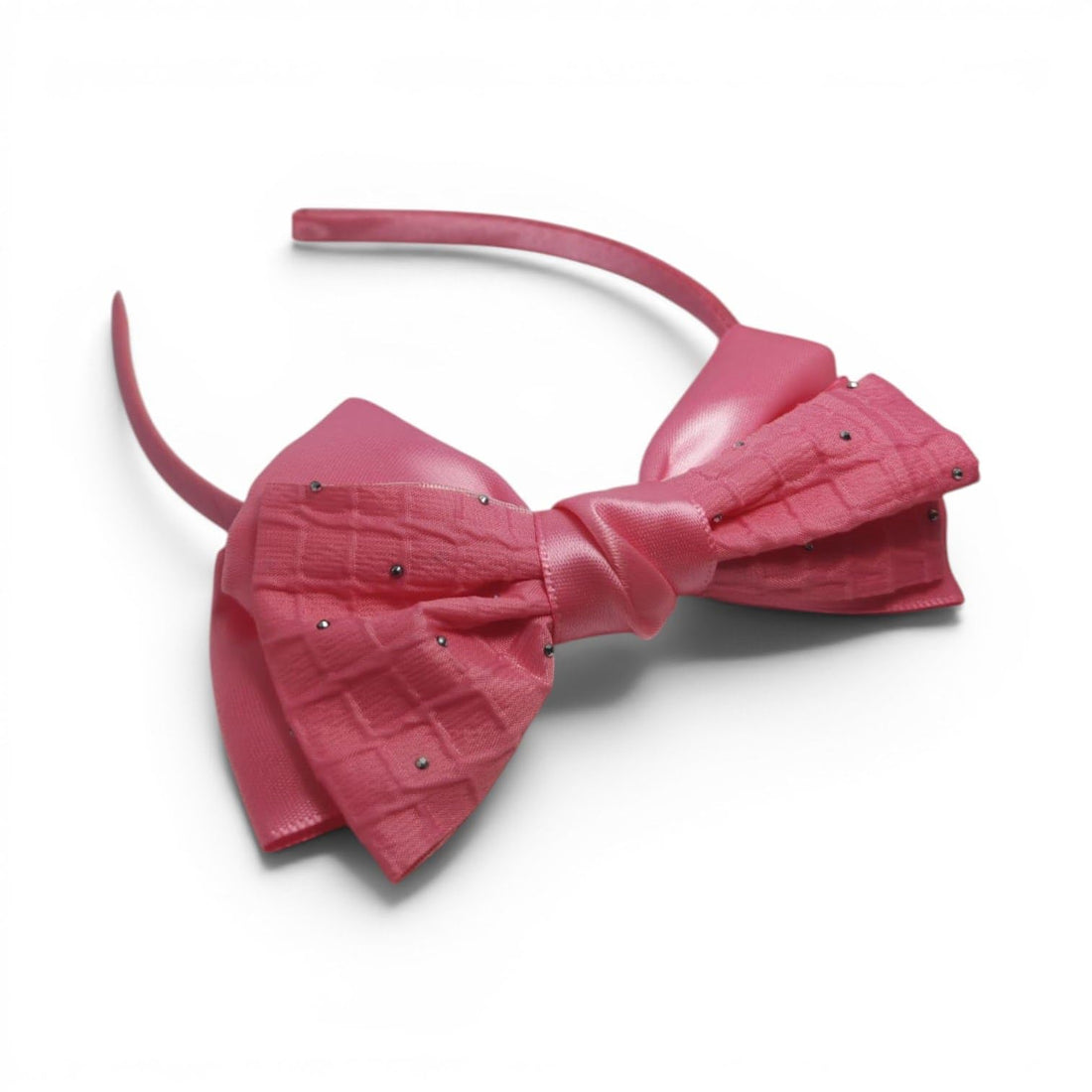 Catch Up Shiny Bow Headband for Women and Girls Elegant Sparkly Hair Band Cute Bow Design Comfortable Lightweight Daily Wear Fashion Accessory Stylish Feminine Look