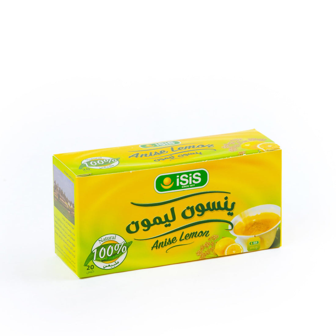 iSiS Natural Ansie with lemon Herbal Tea – 20 Envelopes