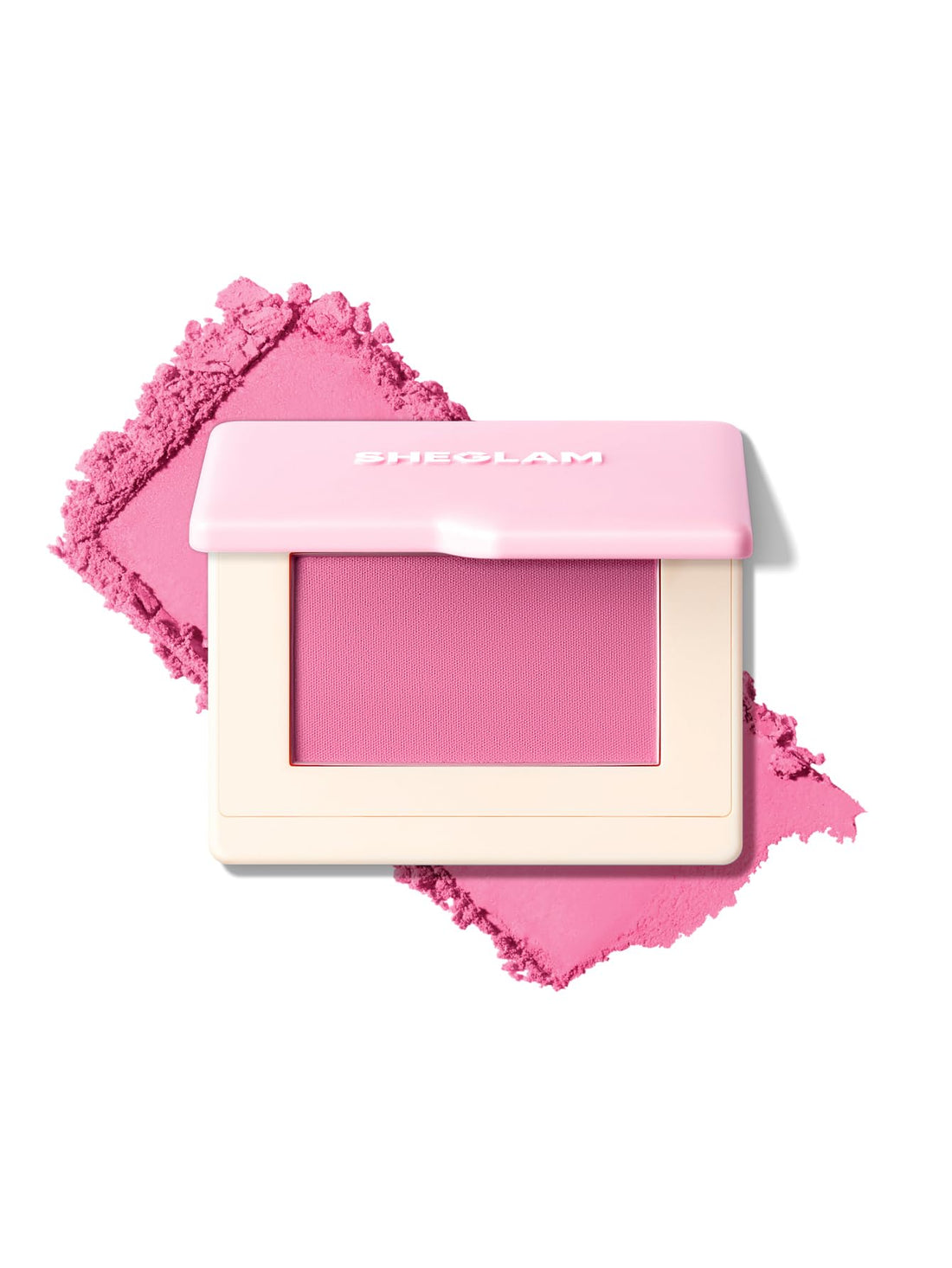 SHEGLAM Dream Touch Blush Powder 017 Wannabe, Matte and Finish, Ultra-Pigmented Face Shaping Makeup