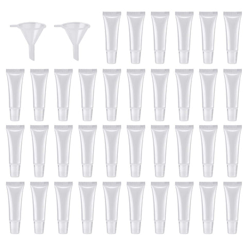 HRLORKC 40Pcs 10ml Empty Tubes Lip empty lip gloss containers for Lip Gloss Balm Cosmetic