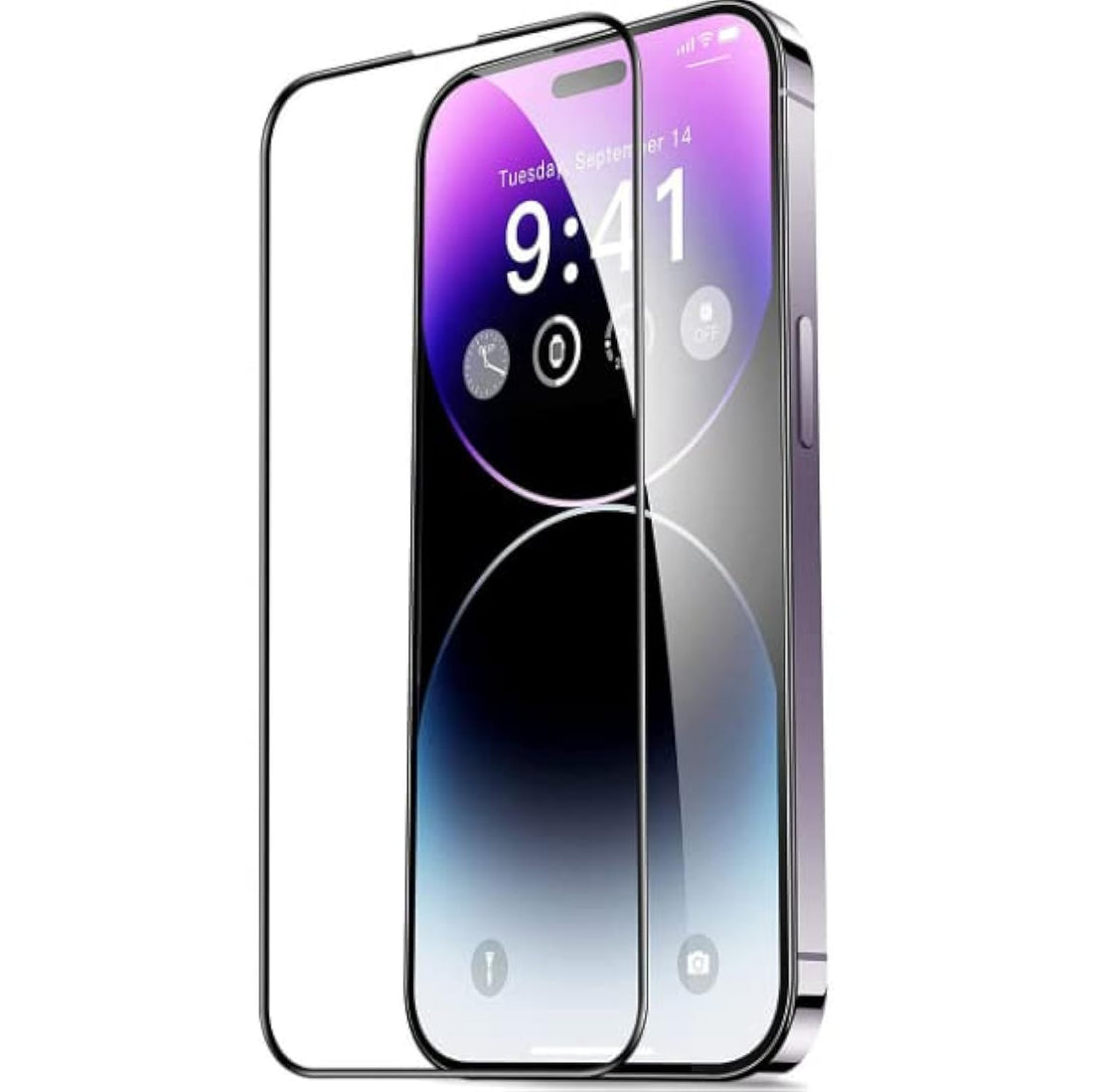 iPhone 14 Pro Screen Protector (6.1") – 5D Full Coverage Tempered Glass, Scratch & Drop Resistant