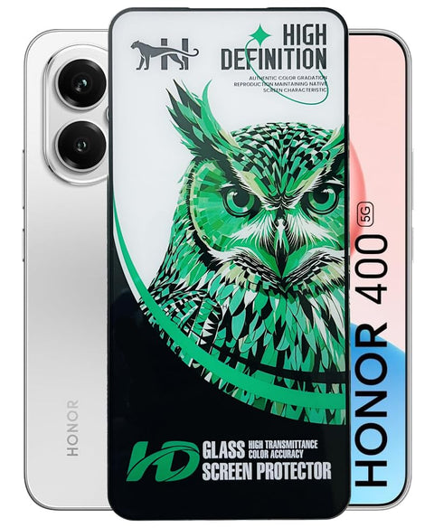 Owl Tempered Glass Screen Protector for Huawei Honor 400 Screen Anti-Static Protection, Full Glue Adhesive, 360-Degree Shape Bending
