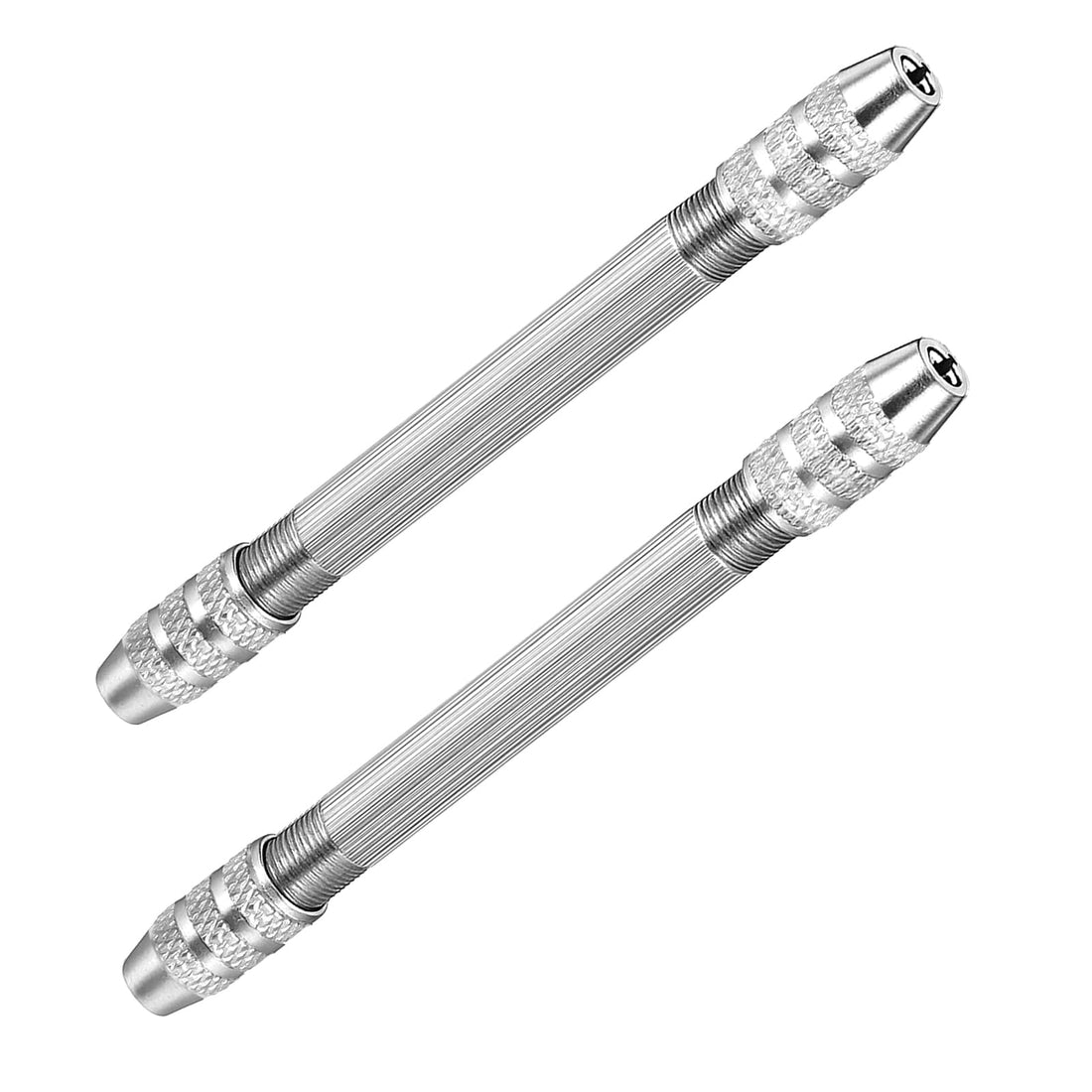 2 PCS Double-Ended Pin Vise, Twisted Copper Wire Tool DIY Hand Drill Pin Vise DIY Jewelry Accessories for Winding Copper Wire Jewelry Making Tools