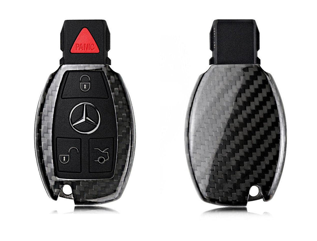 Real Carbon Fibre Key Fob Cover - Mercedes Benz