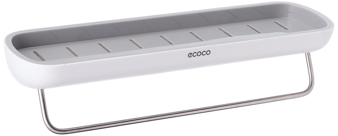 ECOCO E1923 Multi Function Wall storage Shelf - Grey White