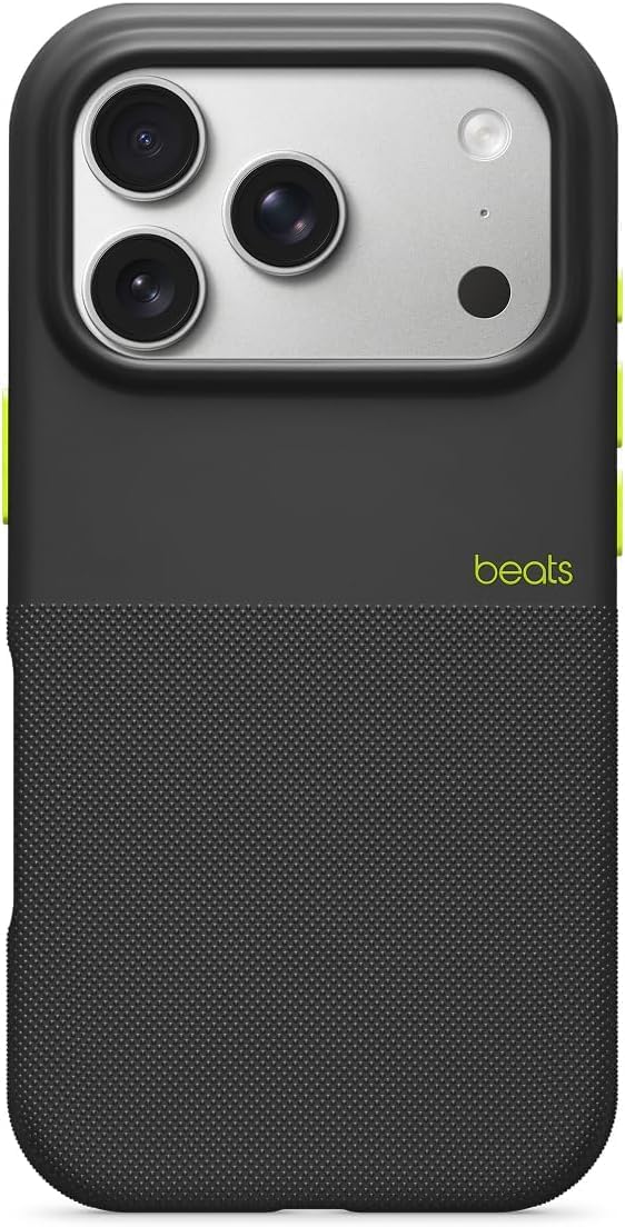Ecosystem Beats iPhone 17 Pro Max cover Rugged Case support wireless charger & Camera Protection, Scratch & Drop Tested, Matte Texture with Microfiber Lining for iPhone 17 Pro Max (Everest Black.)