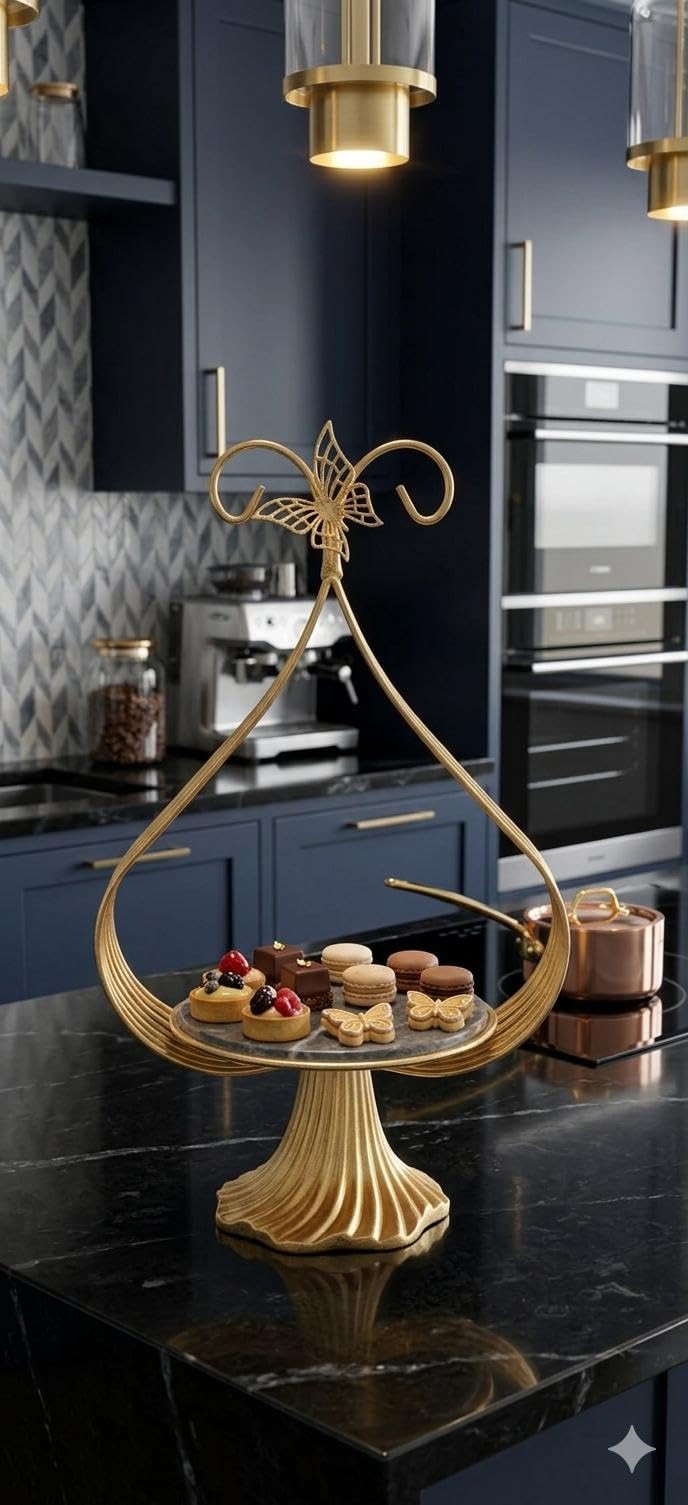 Dessert Stand - Modern Paper Kahk Stand for Organized and Beautiful Sweet Food Serving