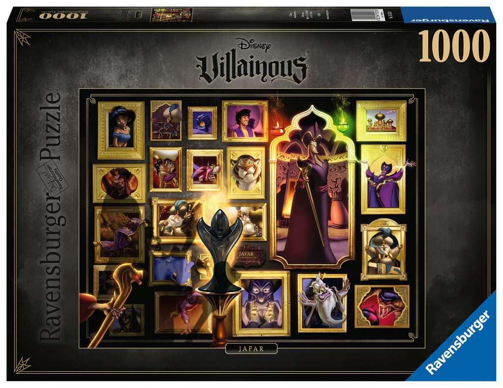 Ravensburger Disney Villainous Jafar 1000 Piece Jigsaw Puzzle for Adults – Every Piece is Unique, Softclick Technology Means Pieces Fit Together Perfectly, Multicoloured (15023)