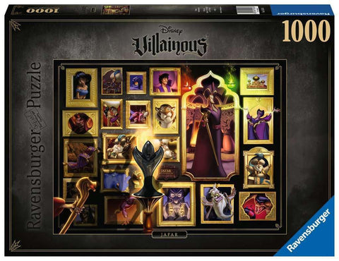Ravensburger Disney Villainous Jafar 1000 Piece Jigsaw Puzzle for Adults – Every Piece is Unique, Softclick Technology Means Pieces Fit Together Perfectly, Multicoloured (15023)