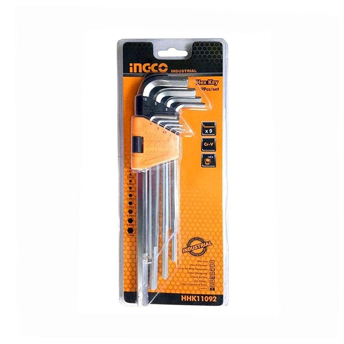 Ingco Hhk11092 Long Nakia Set 9 Pieces (10mm)