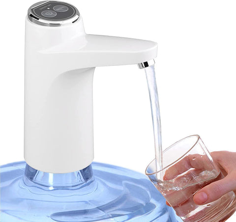 TDOO USB Charging Water Dispenser, Portable Water Bottle Pump for Universal 3, 4 and 5 Gallon with USB Electric Charging and Automatic Off Switch