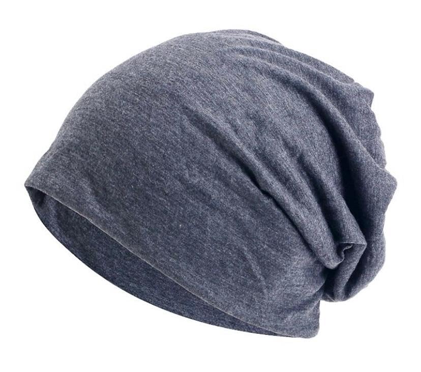 Fashion Comfortable Cotton Hat, Gray Loose Unisex Soft Cotton Fabric