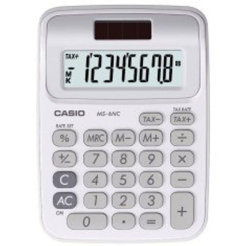 Casio ms-6nc-we color selection calculator