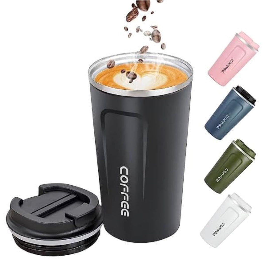 Insulated thermal stainless steel Mug for hot & cold drinks - 510 ml - multicolor