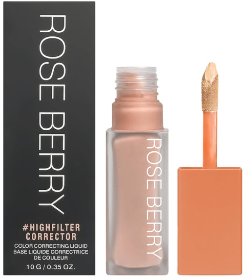 Rose Bery - Highlighter Corrector, Color Correcting Liquid Base, 10 GM, Model - RB-1087 (Medium Peach, 03)