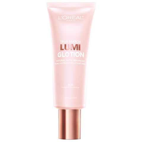 L’Oréal Paris L'Oreal Makeup True Match Lumi Glotion, Natural Glow Enhancer, Illuminator Highlighter, Bronzing Drops For a Sun-Kissed Glow, 901 Fair