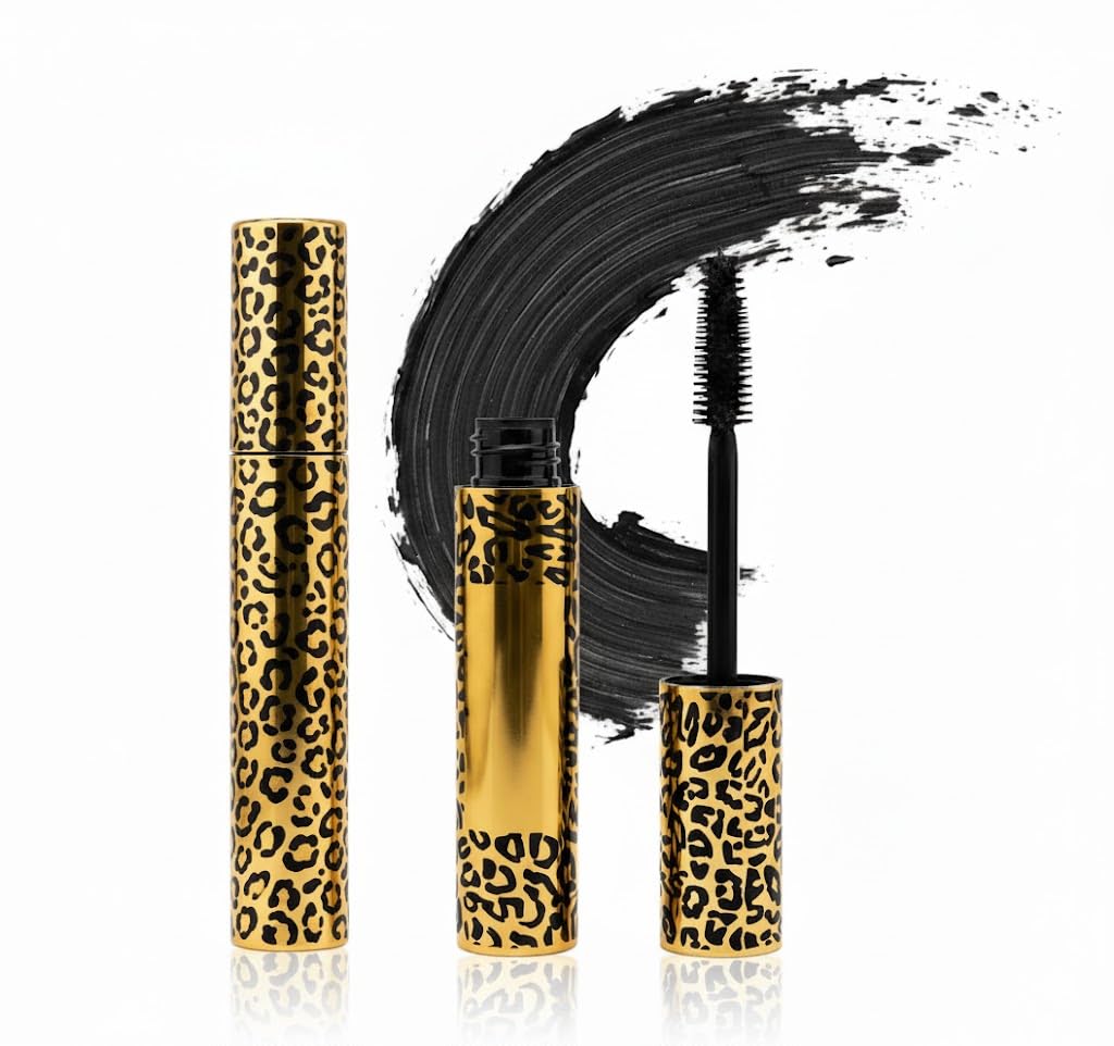 4 CURLING DENSE BIG MASCARA Waterproof, Volume and Length Waterproof,Extra Long Thick 3D,Lengthening,False Lash Effect-BLACK