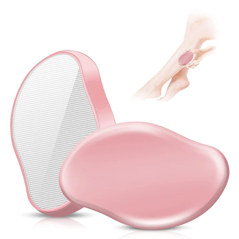 Crystal Hair Remover for Women and Men - Nano-crystalline Dots Technology, Painless and Reusable Hair Removal Stone