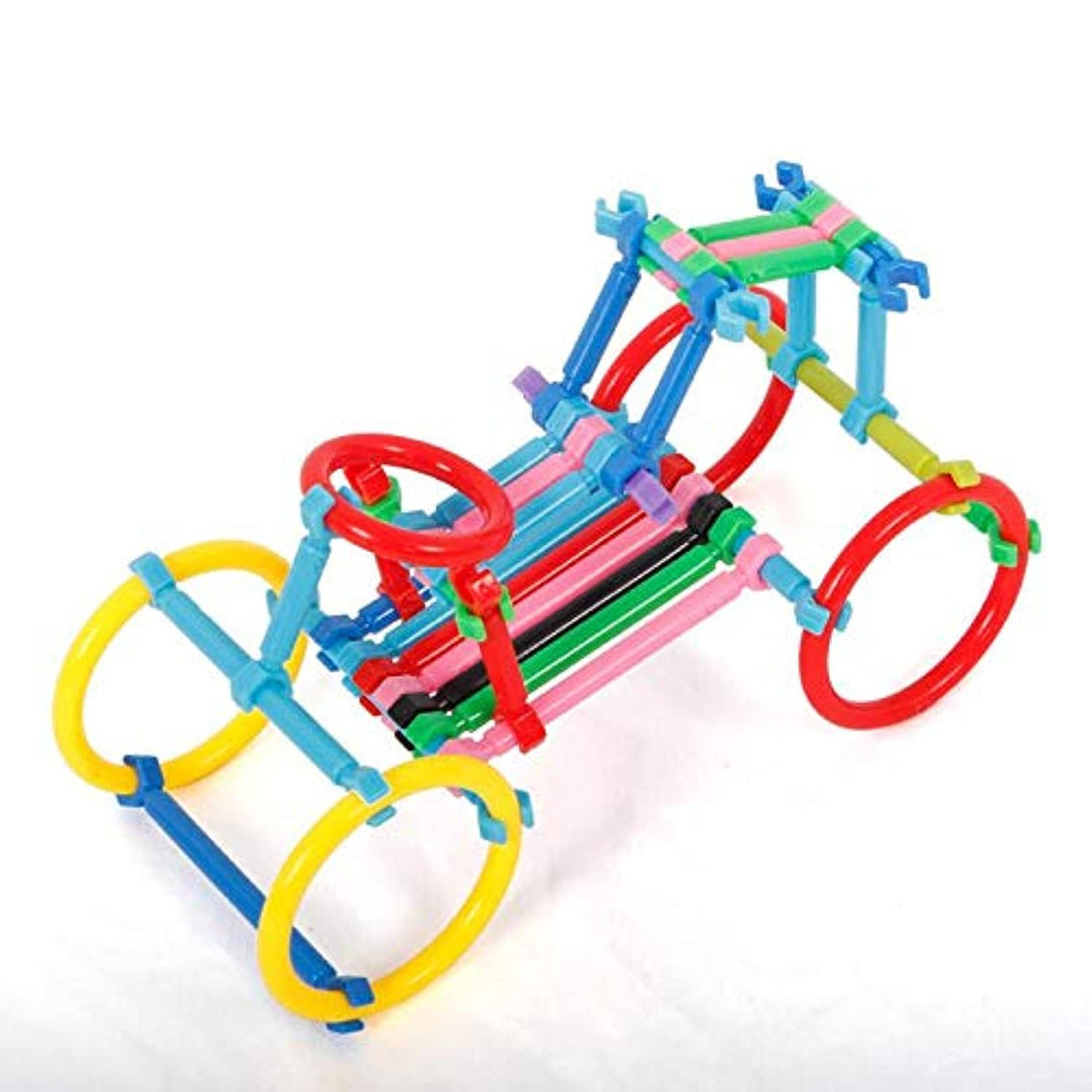 120 pcs Assembled Inserted Removable Educational Toys Smart Stick Plastic Building blocks Puzzel Toy