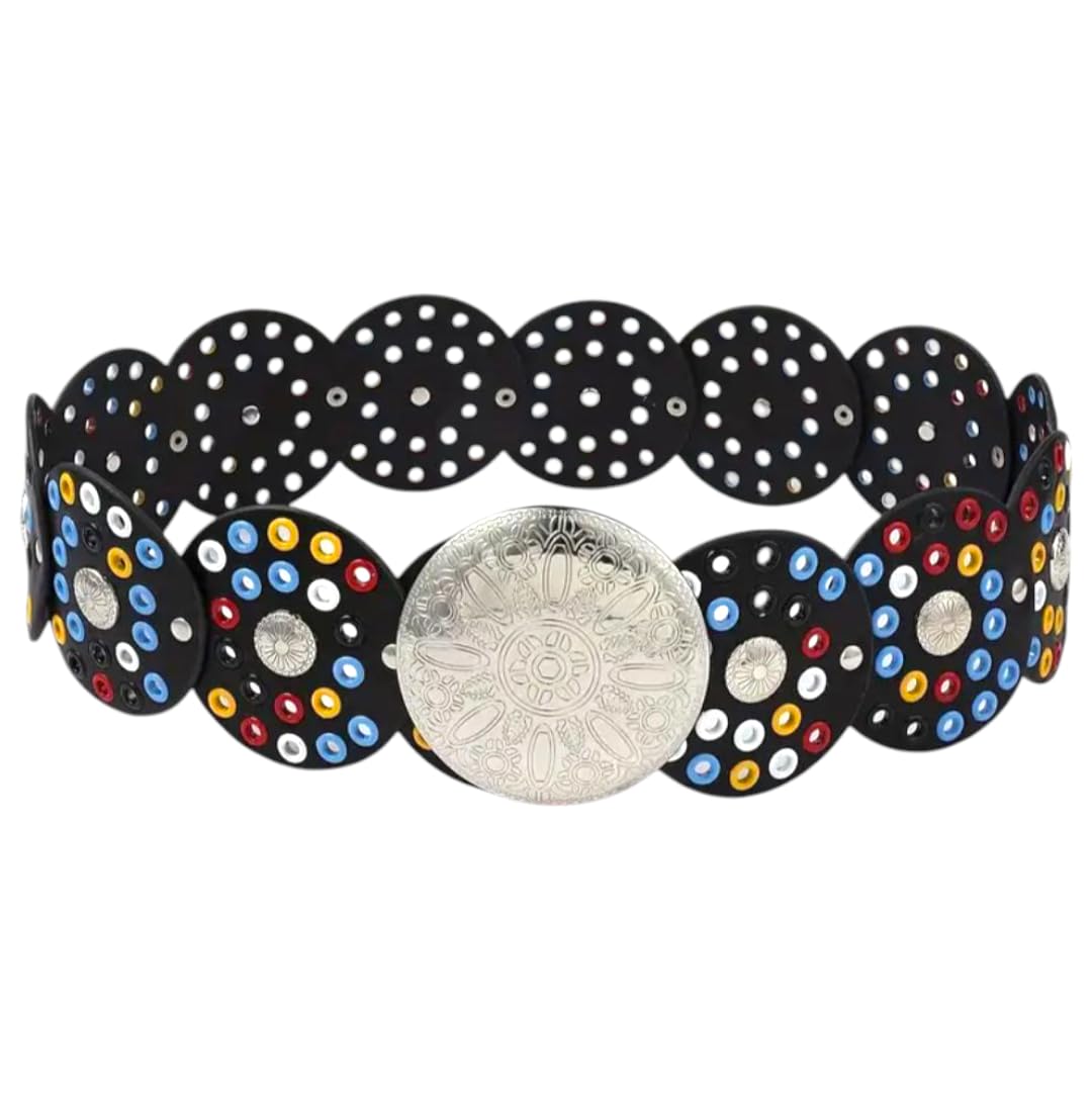Women's Bohemian Wide Leather Belt Fashion
