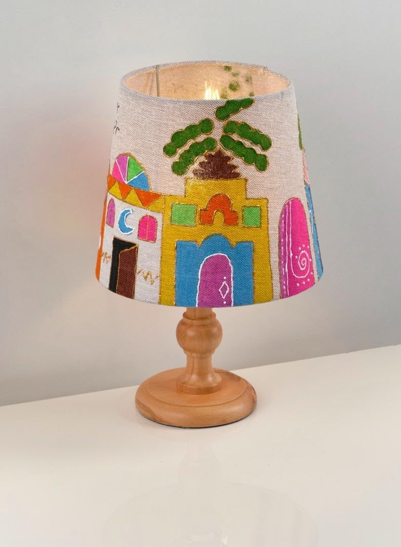 Nagafa Shop Dana Multicolour Reefy Table Lamp From Nagafa Shop Multicolour18*30 * 40