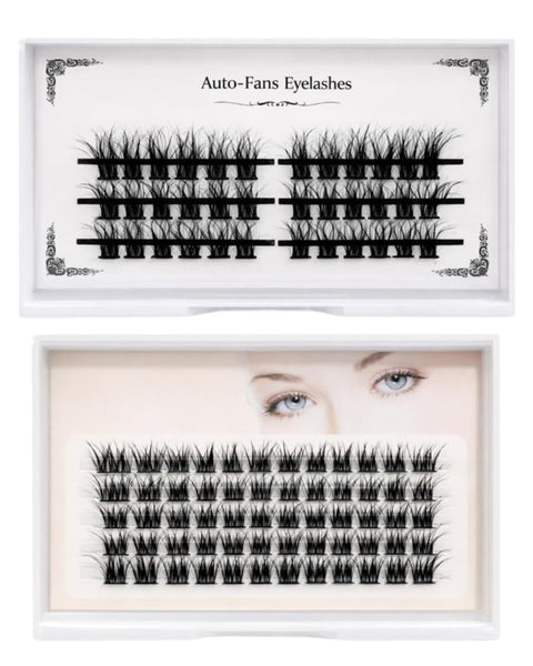 Eyelash Extensions Set One by One LC 121 Classic Individual Lashes & Curly A Light Volume Lashes, Soft Lightweight Natural Curly Lash Extensions for Salon and Home Use
