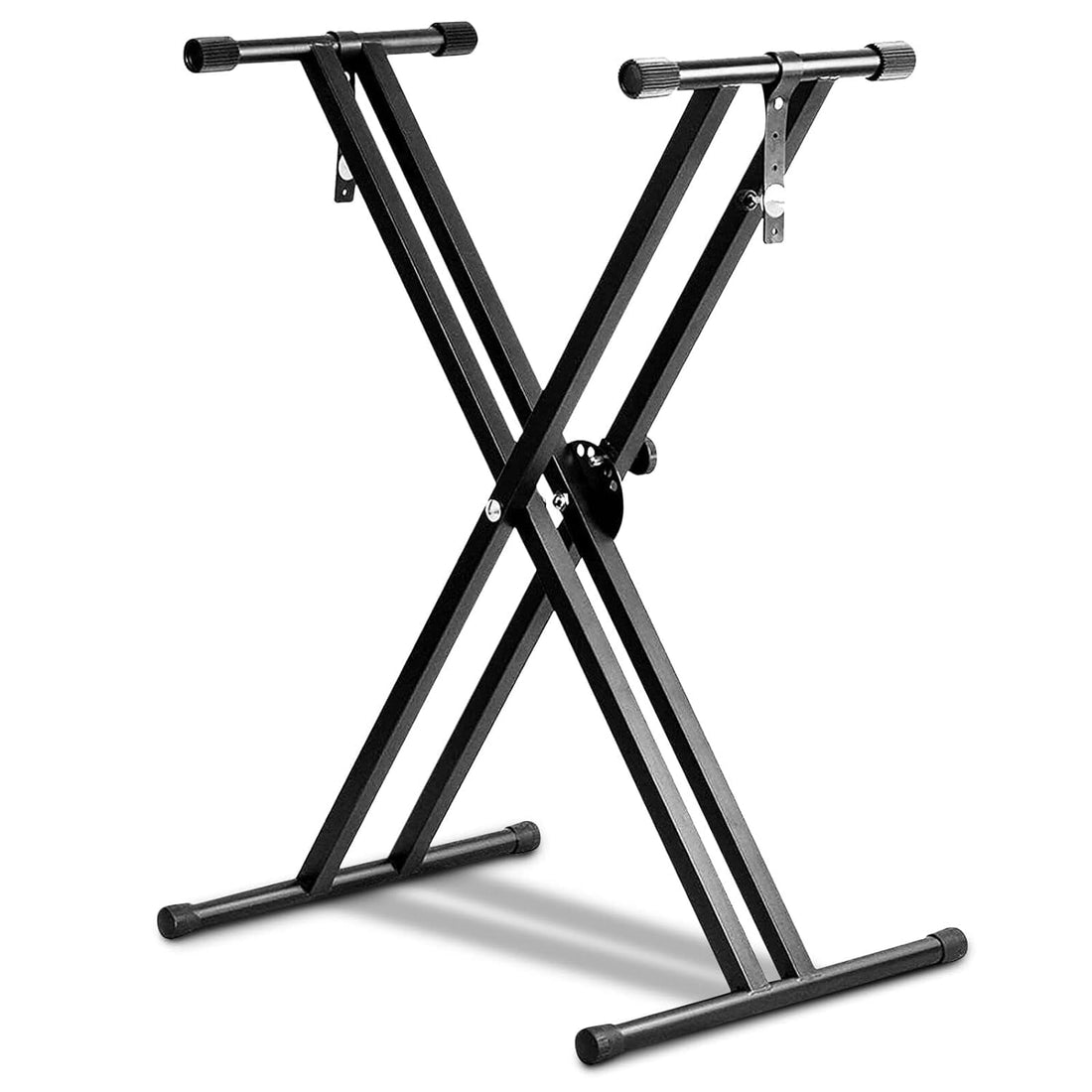 Megarya Double X Frame Adjustable Keyboard Stand for Yamaha Casio Piano Stand with Locking Straps