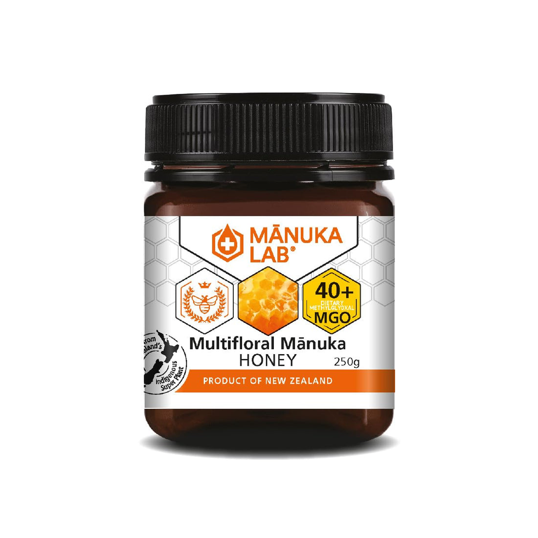 MANUKA LAB 100% Pure & Certified New Zealand Manuka Honey MGO 40+ 250g
