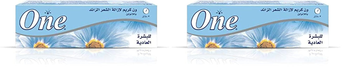 One hair remove cream with lanolin, 40g (Pack of 2)