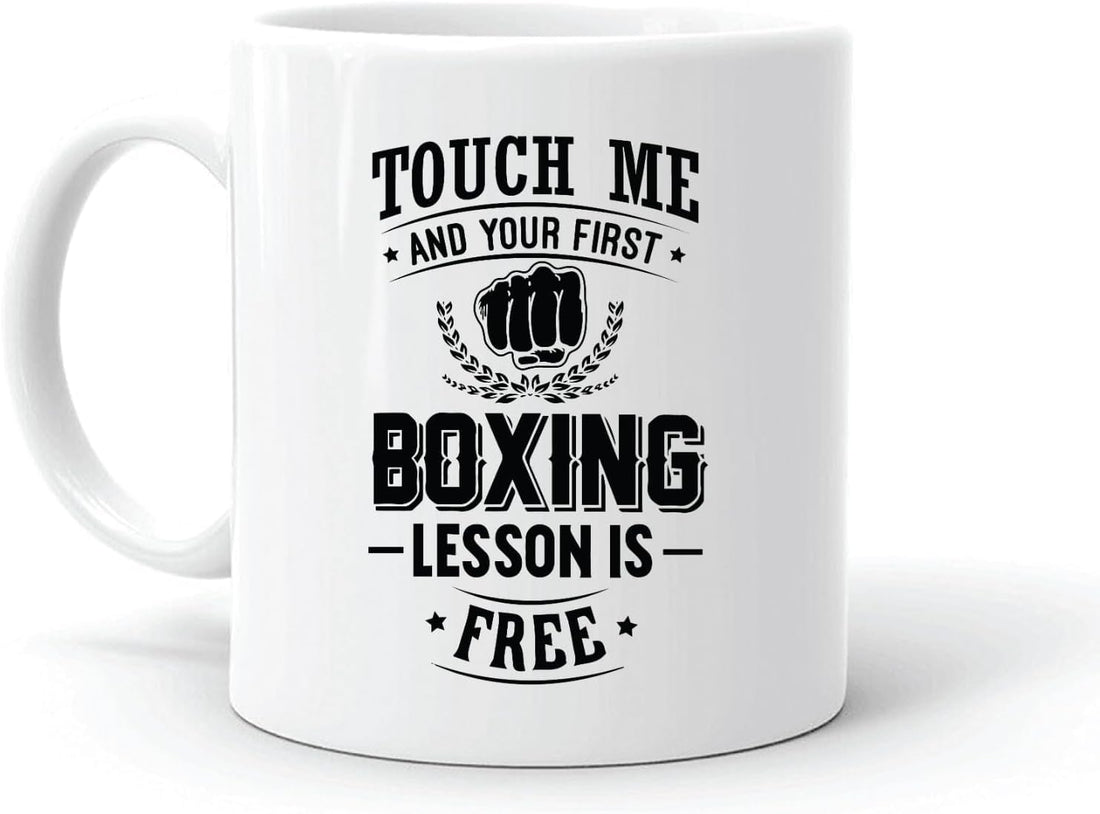 ELLA - Printed Mugs - Sarcastic - Boxing - 325ml