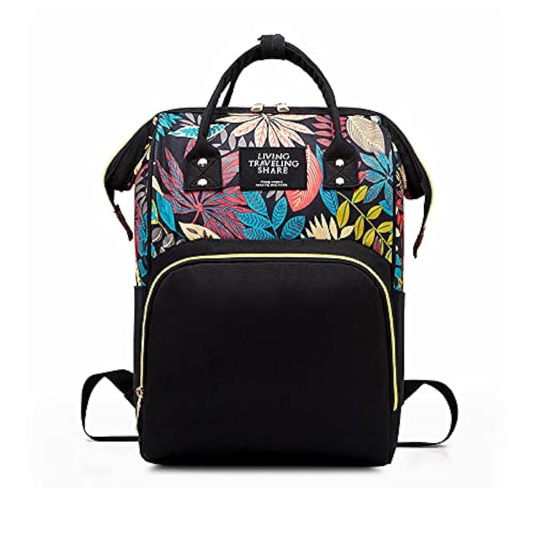 Living Traveling Share Maternity Waterproof Diaper Bag Large Mummy Nursing Backpacks - Black - 2725602536938