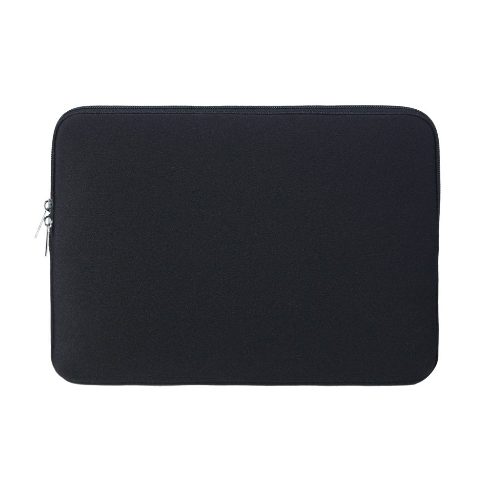 Rainyear 15.6 Inch Laptop Sleeve Protective Case Soft Carry Bag Zip Bag Cover Compatible with 15.6 Inch Notebook Computer Ultrabook Chromebook (Black)