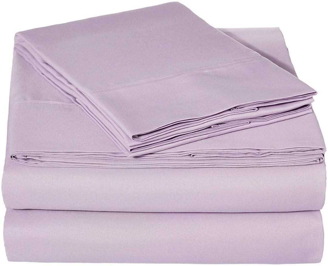 Snooze Flat Bedsheet 220x240 cm with 2 Pillowcases 50x70 cm - lavender