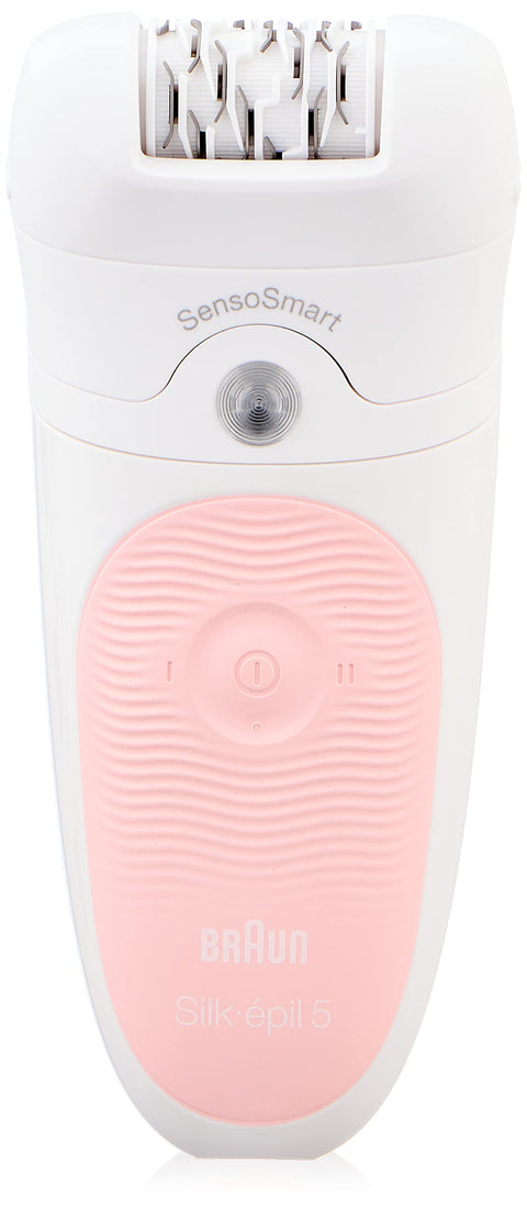 Braun Silk-épil 5-620 Wet & Dry Epilator With 3 Extras incl. Shaver Head – Flamingo/Pink – SES5-620